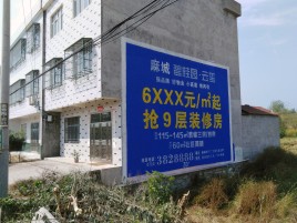 威宁墙体广告质量分析