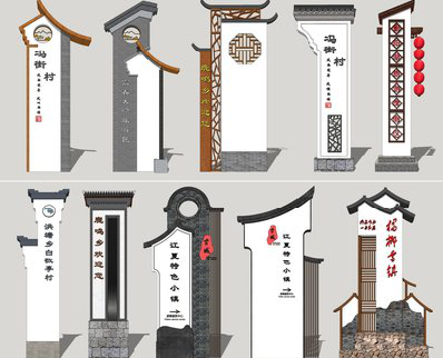 威宁美丽乡村标识标牌有哪些分类？